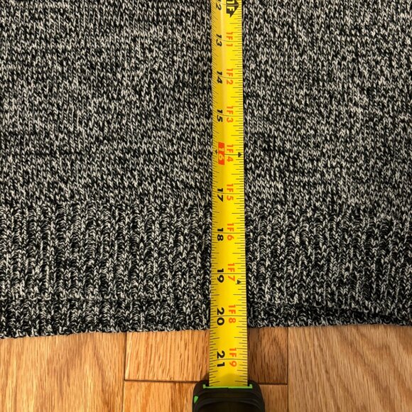 H&M | Black and White Marled Crewneck Sweater | Small - Picture 6 of 7